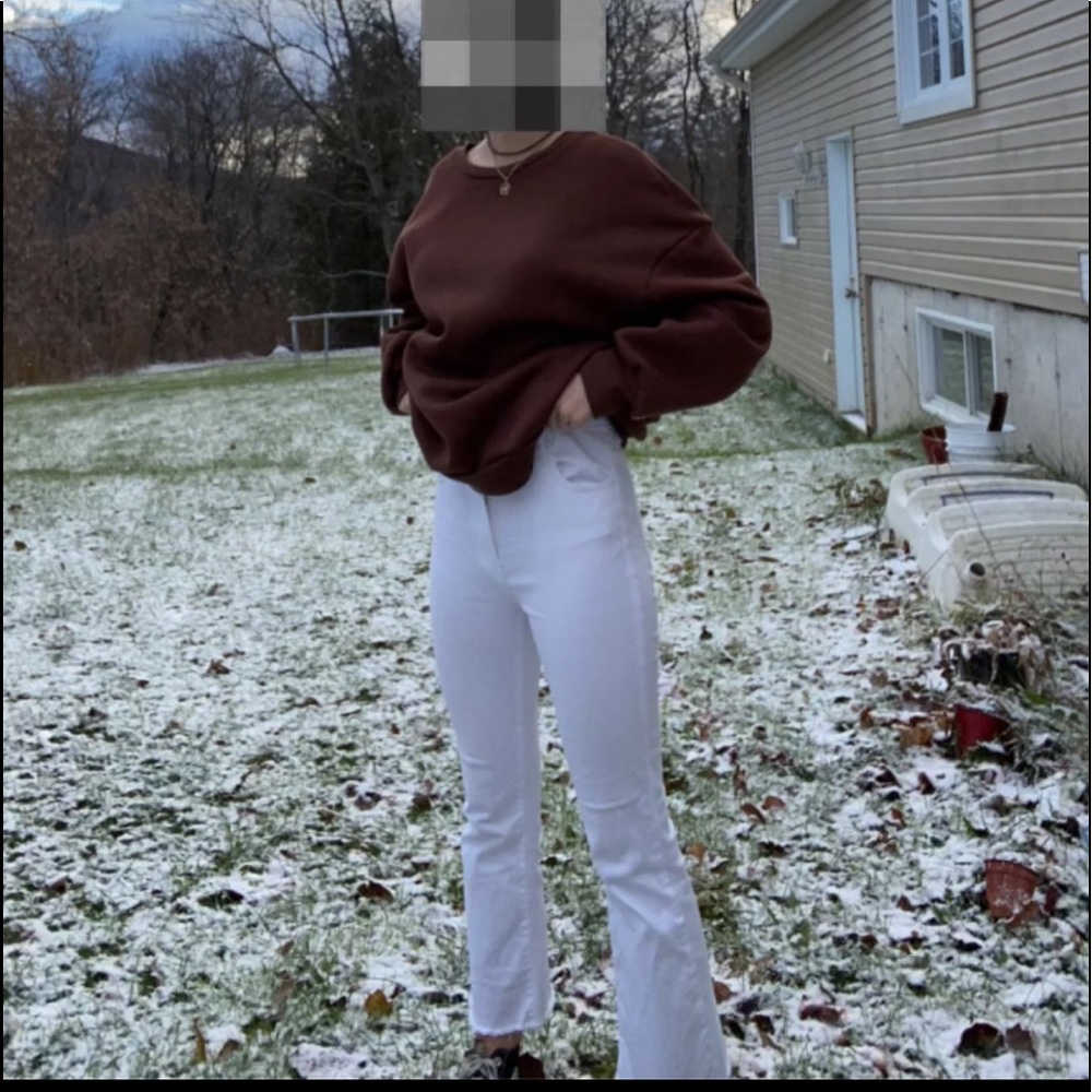 White jeans